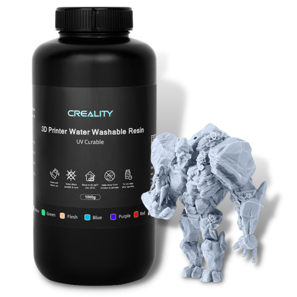 Resina Creality lavable al agua