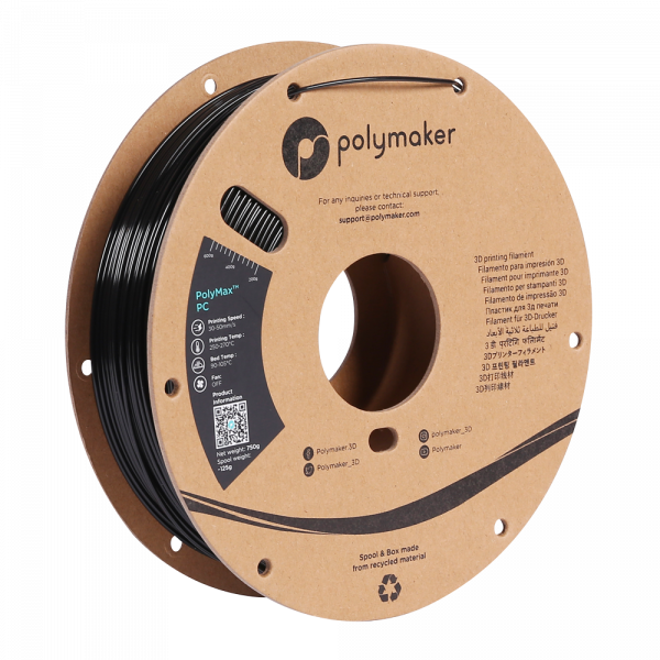 Polymaker Filamento POLYMAX PC 1.75mm 0.75kg