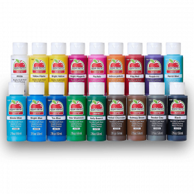 Apple Barrel Set de 18 Piezas de Pintura Acrilica 2 oz - PROMOABI