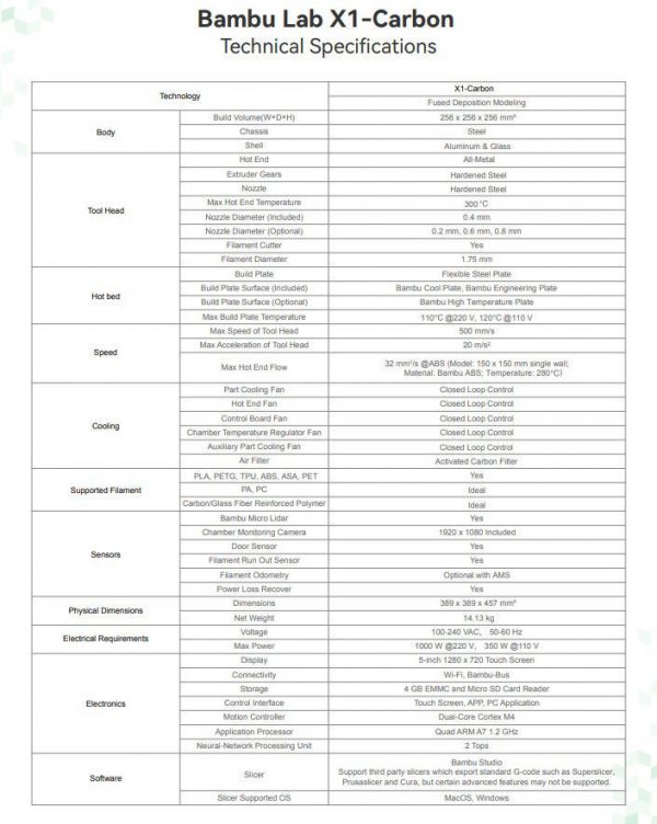Impresora 3d Bambu Lab X1C Combo AMS - Image 9